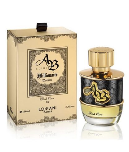 LOMANI AB SPIRIT MILLIONAIRE BLACK ROSE EDP FOR WOMEN