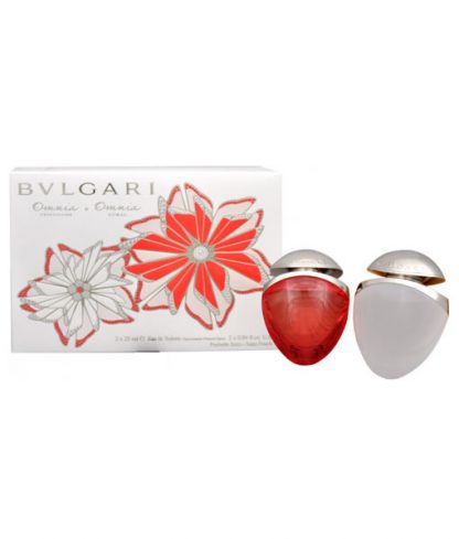 BVLGARI OMNIA CRYSTALLINE & OMNIA CORAL GIFT SET 2 FOR WOMEN