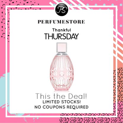 JIMMY CHOO L'EAU EDT FOR WOMEN 90ML [THANKFUL THURSDAY SPECIAL]