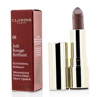 Clarins Joli Rouge Brillant (Moisturizing Perfect Shine Sheer Lipstick) - # 06 Fig  3.5g/0.1oz