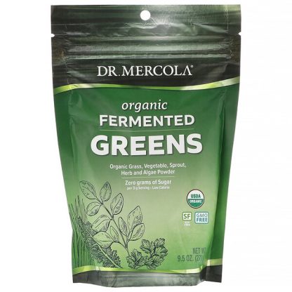 Dr. Mercola, Organic Fermented Greens, 9.5 oz (270 g)