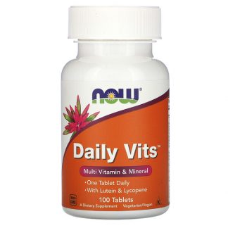 NOW Foods, Daily Vits, Multi Vitamin & Mineral, 100 Tablets