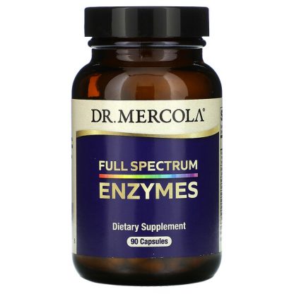 Dr. Mercola, Enzymes, Full Spectrum, 90 Capsules