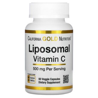 California Gold Nutrition, Liposomal Vitamin C, 250 mg, 60 Veggie Capsules