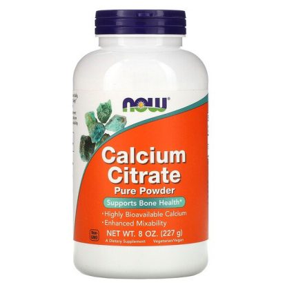 NOW Foods, Calcium Citrate, Pure Powder, 8 oz (227 g)