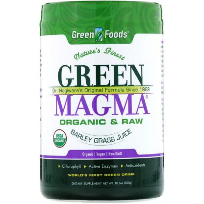 Green Foods, Green Magma, Barley Grass Juice Powder, 10.6 oz (300 g)