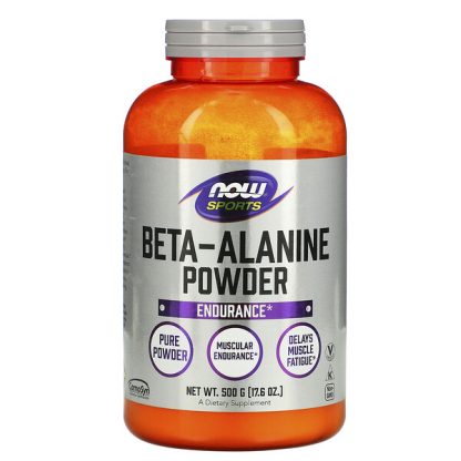 NOW Foods, Sports, Beta-Alanine, Pure Powder, 17.6 oz (500 g)