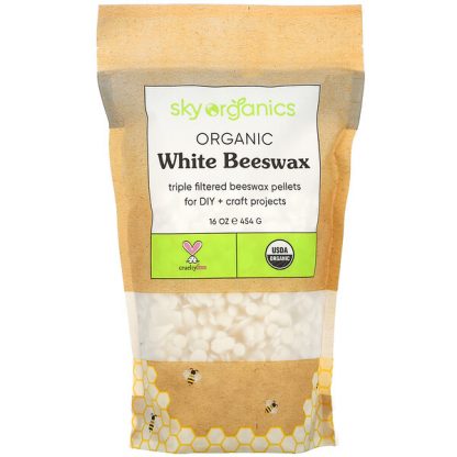 Sky Organics, Organic White Beeswax, 16 oz (454 g)