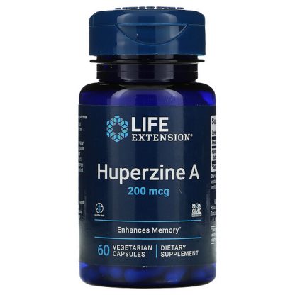 Life Extension, Huperzine A, 200 mcg, 60 Vegetarian Capsules