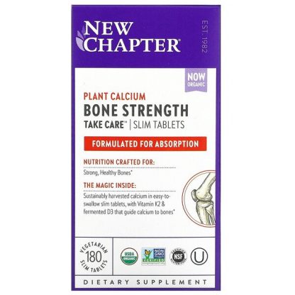 New Chapter, Bone Strength, 180 Vegetarian Slim Tablets