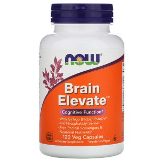 NOW Foods, Brain Elevate, 120 Veg Capsules