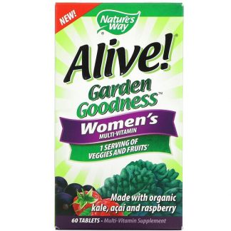 Nature's Way, Alive! Garden Goodness, Women's Multivitamin, 60 Tablets