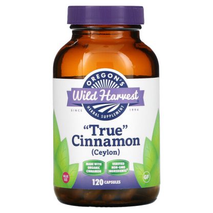 Oregon's Wild Harvest, True Cinnamon, 120 Capsules