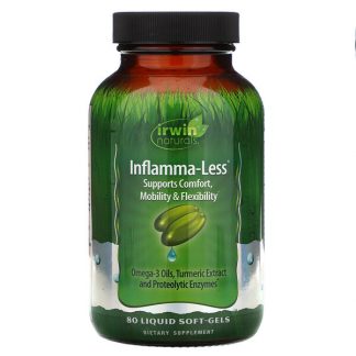 Irwin Naturals, Inflamma-Less, 80 Liquid Soft-Gels