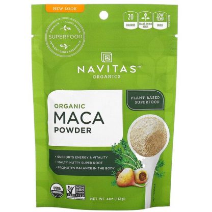 Navitas Organics, Organic Maca Powder, 4 oz (113 g)