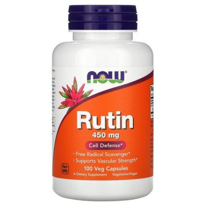 NOW Foods, Rutin, 450 mg, 100 Veg Capsules