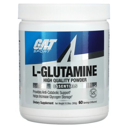 GAT, L-Glutamine, Unflavored, 10.58 oz (300 g)