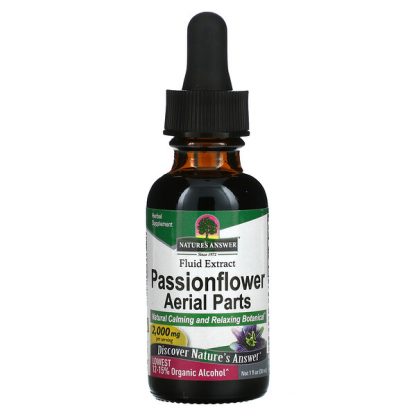 Nature's Answer, Passionflower Aerial Parts, Fluid Extract, 2,000 mg, 1 fl oz (30 ml)