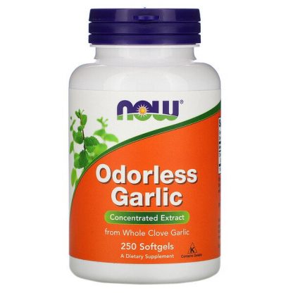 NOW Foods, Odorless Garlic, Concentrated Extract, 250 Softgels