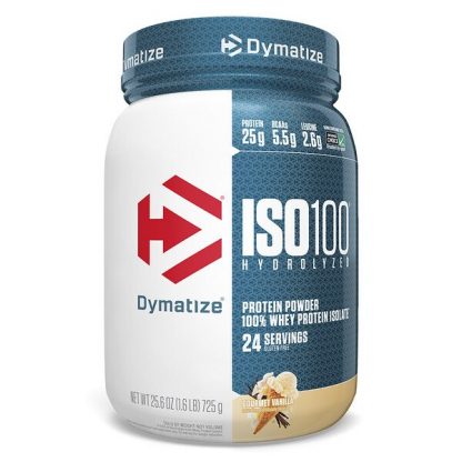 Dymatize Nutrition, ISO100 Hydrolyzed, 100% Whey Protein Isolate, Gourmet Vanilla, 1.6 lbs (725 g)