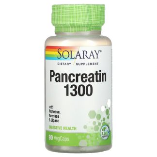 Solaray, Pancreatin 1300, 90 VegCaps