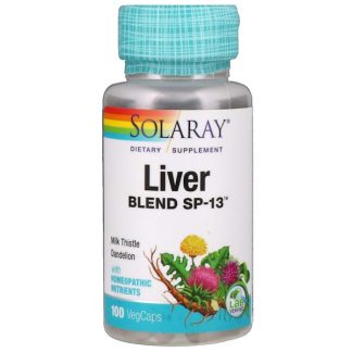 Solaray, Liver Blend SP-13, 100 VegCaps