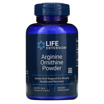 Life Extension, Arginine Ornithine Powder, 5.29 oz (150 g)