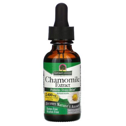 Nature's Answer, Chamomile Extract, Alcohol Free, 1,200 mg, 1 fl oz (30 ml)