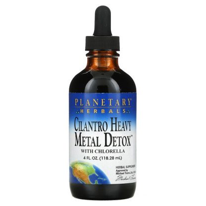 Planetary Herbals, Cilantro Heavy Metal Detox with Chlorella, 4 fl oz (118.28 ml)