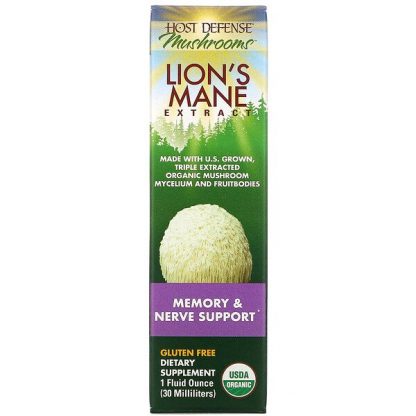 Fungi Perfecti, Lion's Mane Extract, Memory & Nerve Support, 1 fl oz (30 ml)