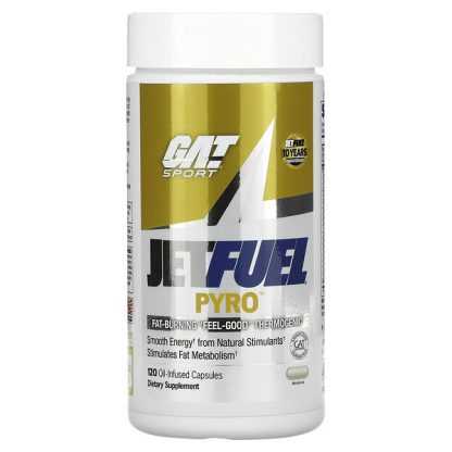 GAT, JetFUEL Pyro, 120 Oil-Infused Capsules