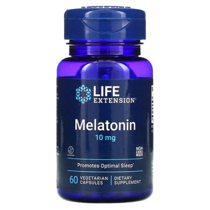 Life Extension, Melatonin, 10 mg, 60 Vegetarian Capsules