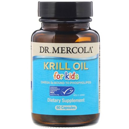 Dr. Mercola, Krill Oil for Kids, 60 Capsules