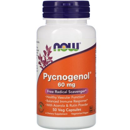 NOW Foods, Pycnogenol, 60 mg, 50 Veg Capsules