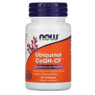 NOW Foods, Ubiquinol CoQH-CF, 60 Softgels