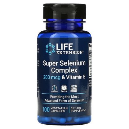 Life Extension, Super Selenium Complex & Vitamin E, 200 mcg, 100 Vegetarian Capsules