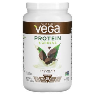 Vega, Protein & Greens, Chocolate, 1 lbs 12.7 oz (814 g)