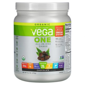 Vega, One, All-in-One Shake, Chocolate, 13.2 oz (375 g)