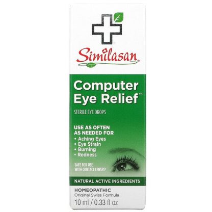 Similasan, Computer Eye Relief, Sterile Eye Drops, 0.33 fl oz (10 ml)