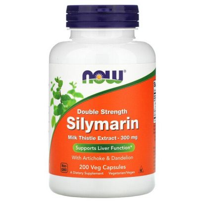 NOW Foods, Double Strength Silymarin, 300 mg, 200 Veg Capsules