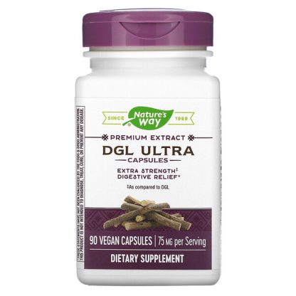 Nature's Way, DGL Ultra, 75 mg, 90 Vegan Capsules