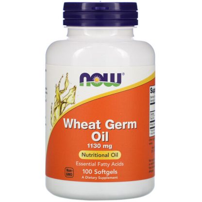 NOW Foods, Wheat Germ Oil, 1,130 mg, 100 Softgels