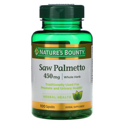 Nature's Bounty, Saw Palmetto, 450 mg, 100 Capsules