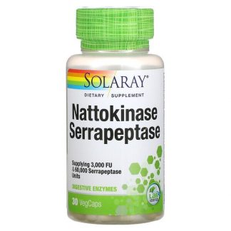 Solaray, Nattokinase Serrapeptase, 30 VegCaps