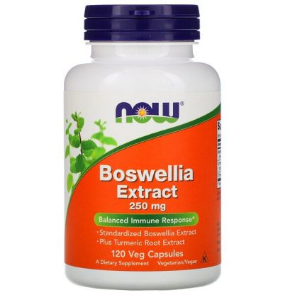 NOW Foods, Boswellia Extract, 250 mg, 120 Veg Capsules