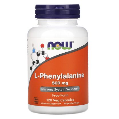 NOW Foods, L-Phenylalanine, 500 mg, 120 Veg Capsules