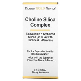 California Gold Nutrition, Choline Silica Complex, 2 fl oz (59 ml)