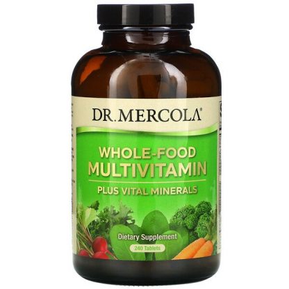 Dr. Mercola, Whole-Food Multivitamin Plus Vital Minerals, 240 Tablets