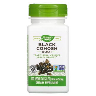 Nature's Way, Black Cohosh Root, 540 mg, 100 Vegan Capsules