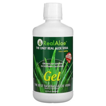 Real Aloe, Aloe Vera Gel, 32 fl oz (960 ml)